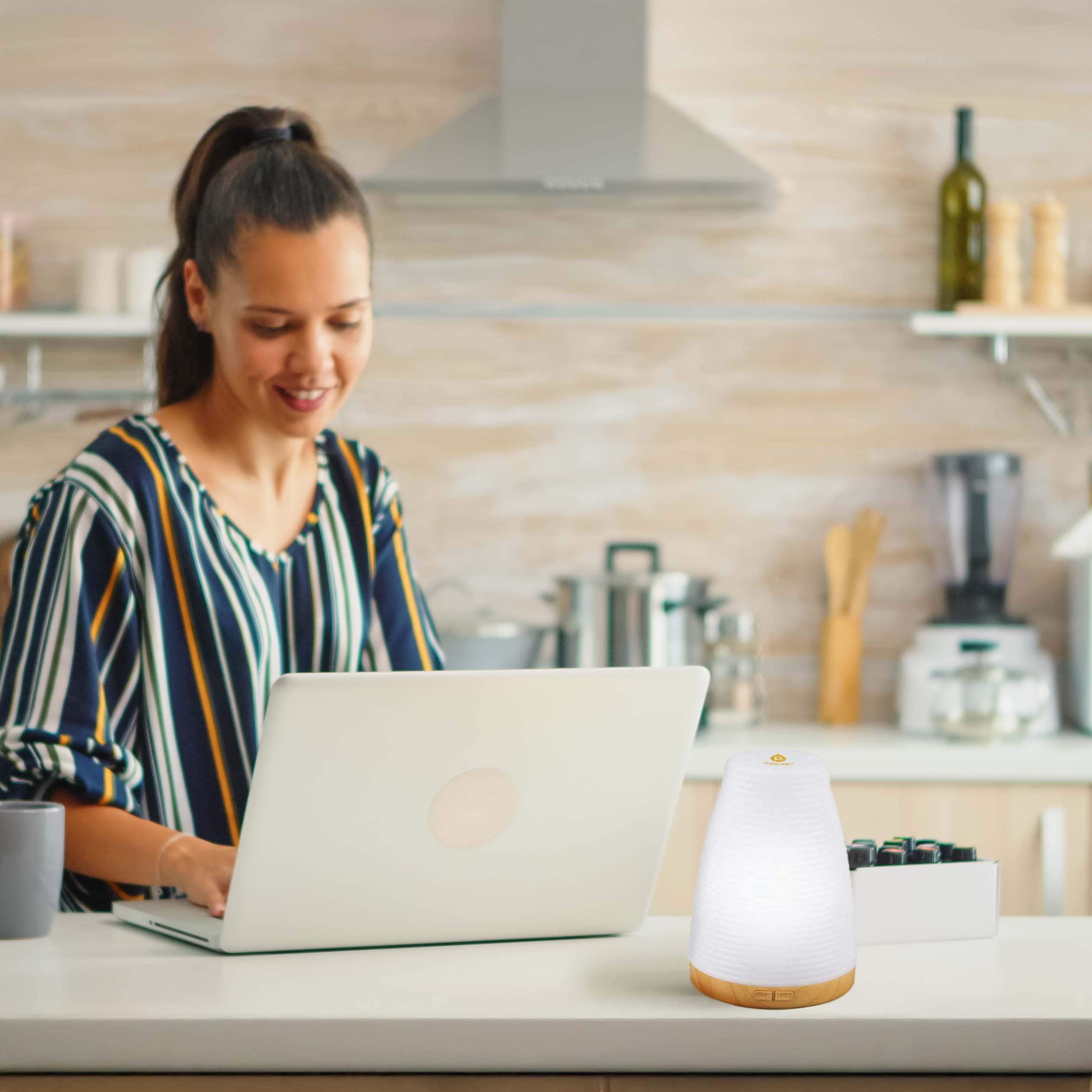 2-in-1 USB Essential oil Aroma Diffuser